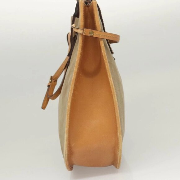 GUCCI Shoulder Bag Canvas Leather Beige Brown 110295 Auth - Picture 13 of 15